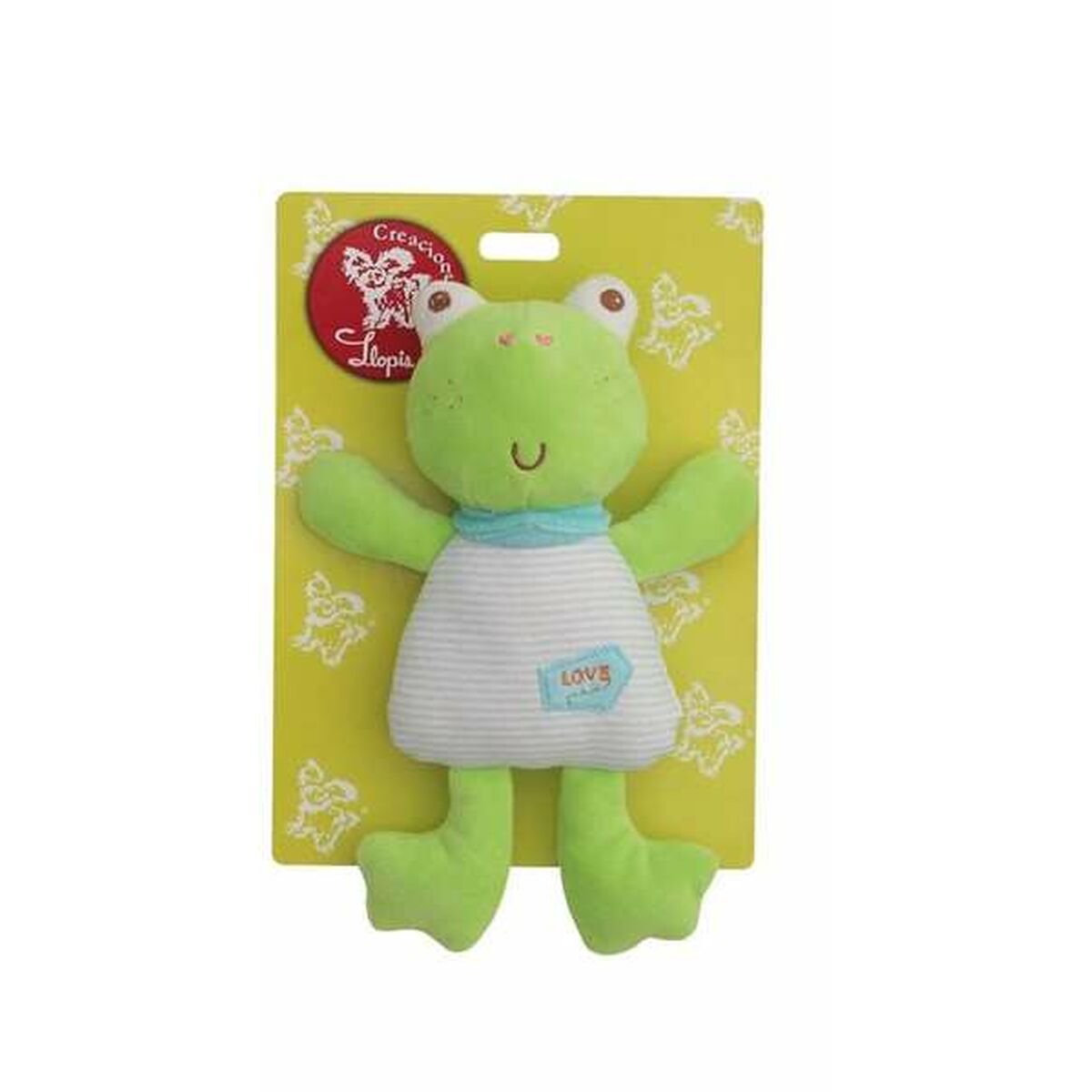 Fluffy toy Frog Green 25cm-0
